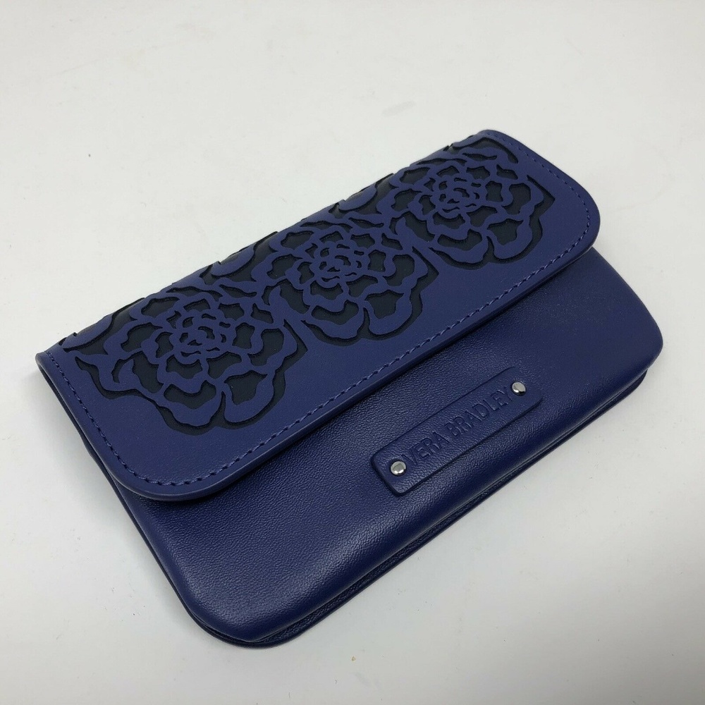 Vera Bradley Coin Purse ID Holder Floral Leather